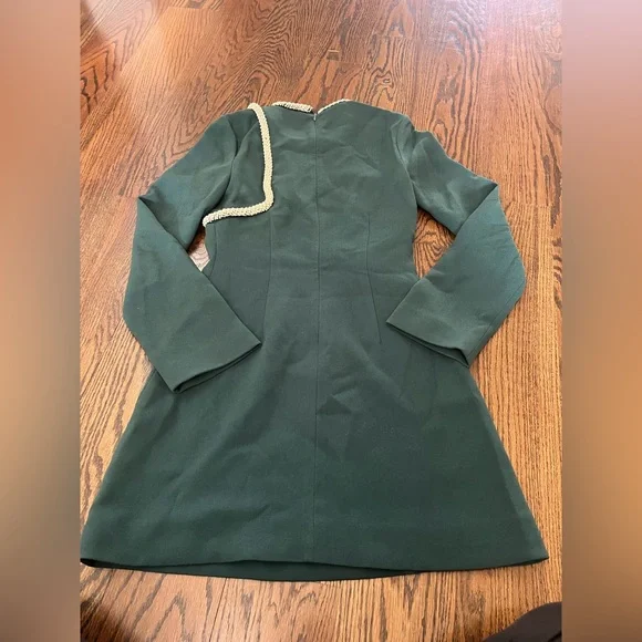 NWOT Jonathan Simkhai Katharine Diamante Embroidery Cutout Mini Dress Green  - www.joarbit.com